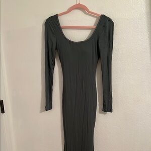 Sage Long Sleeve shapewear Dress